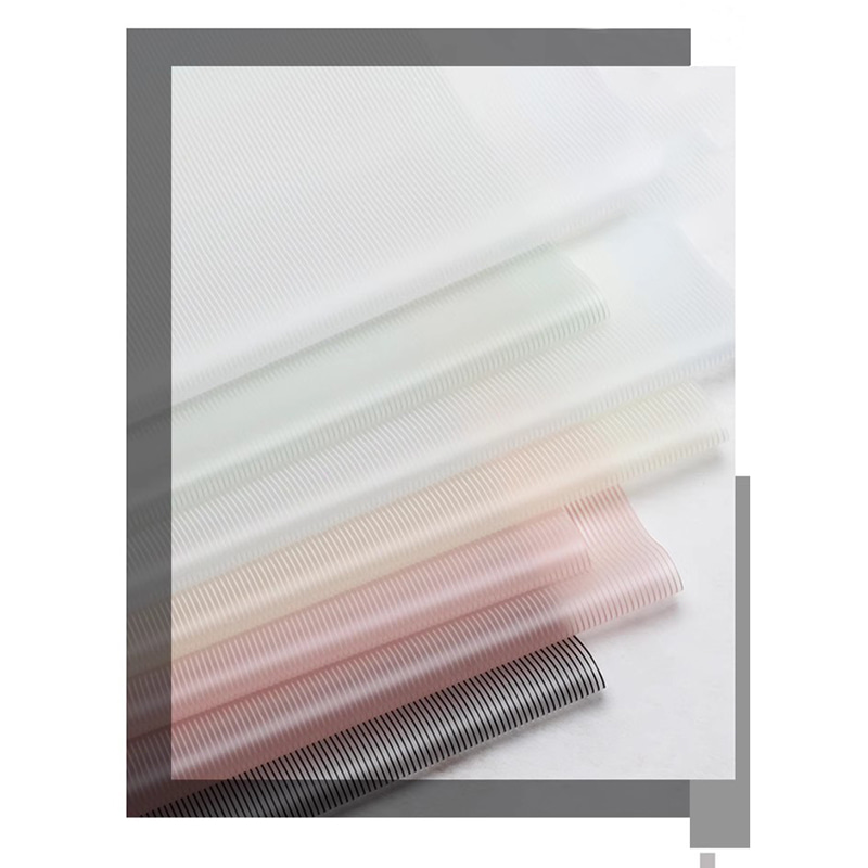 MYHC-04 Haze Line effen kleur verticaal patroon bloemenverpakkingsfilm