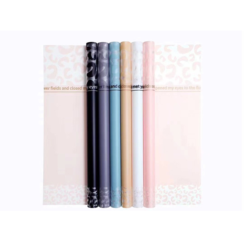 MYHC-08 Luipaardprint Randen Massagefilm Plastic bloemenverpakkingsfilm