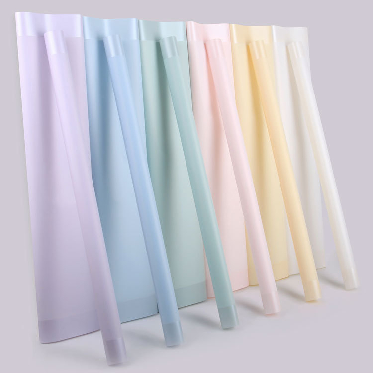 MYHC-09 Gezwollen rok 57×57cm (±2cm) Effen kleur bloemenverpakkingsfilm