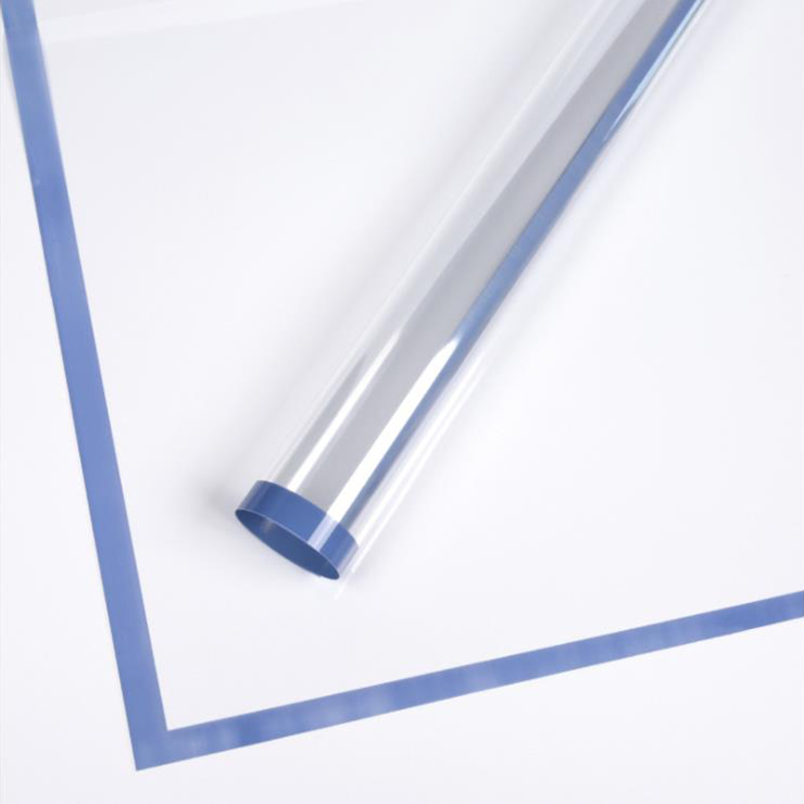 MYHC-15 Transparant inpakpapier voor plastic bloemen met monochrome rand