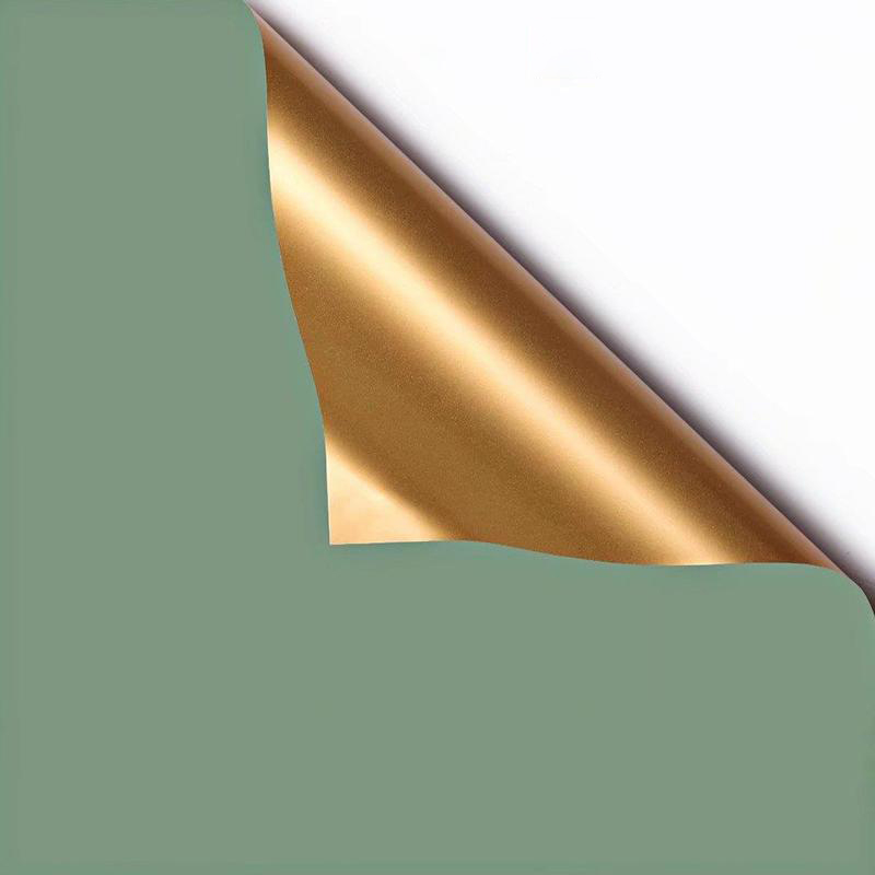 MYHC-17 Enkelzijdig Flash Goud, Dubbelzijdig Dubbelkleurig, Parelmoerfilm Bloeminpakpapier