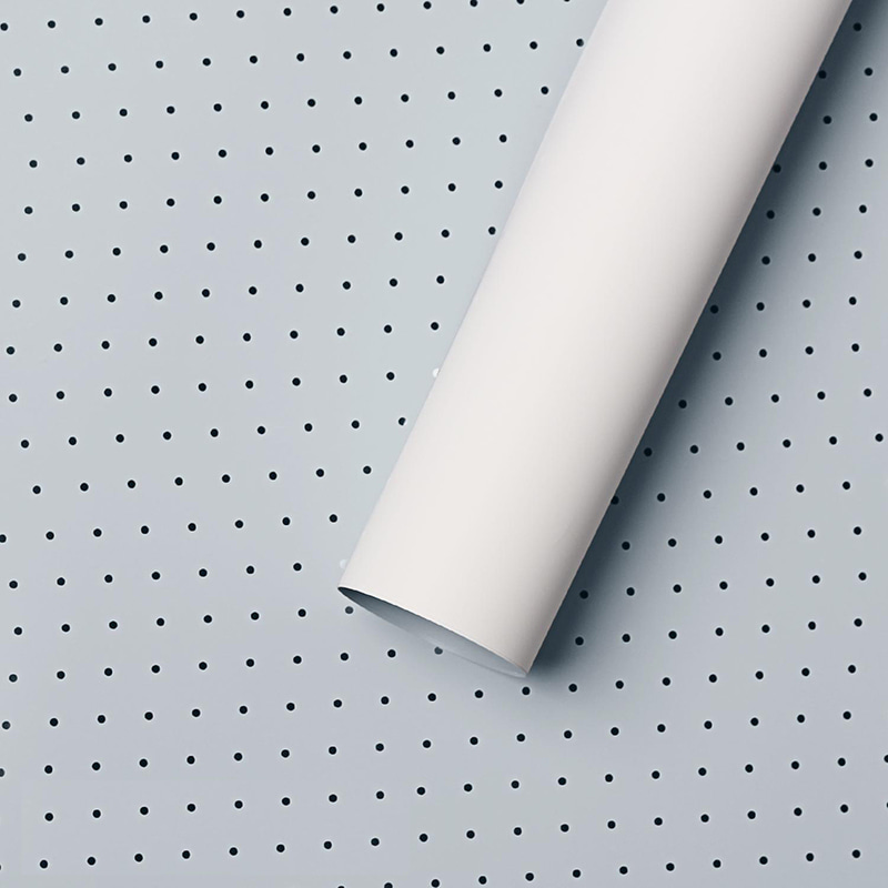 MYHC-34 Dot Decoratie Dubbelzijdige tweekleurige aluminium geplateerde katoenen bloemenverpakkingsfilm
