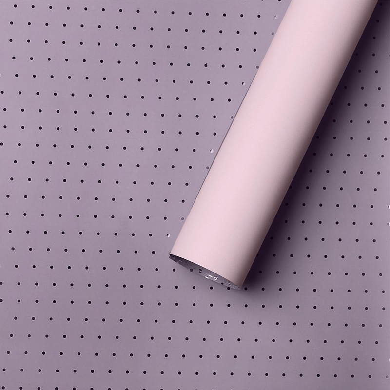 MYHC-34 Dot Decoratie Dubbelzijdige tweekleurige aluminium geplateerde katoenen bloemenverpakkingsfilm
