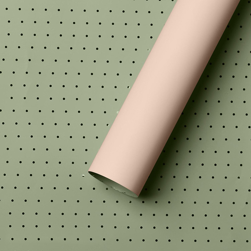 MYHC-34 Dot Decoratie Dubbelzijdige tweekleurige aluminium geplateerde katoenen bloemenverpakkingsfilm