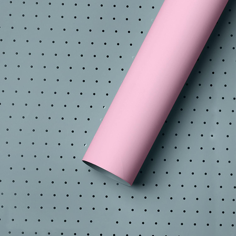MYHC-34 Dot Decoratie Dubbelzijdige tweekleurige aluminium geplateerde katoenen bloemenverpakkingsfilm