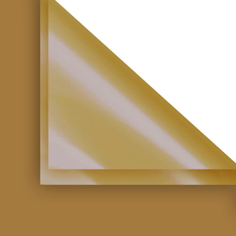 MYHC-36 Fantasie gouden effen kleur bloemen BOPP inpakpapier
