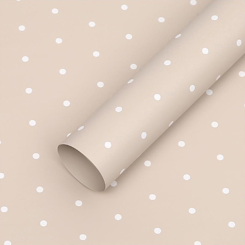 MYHC-37 Monochroom stippenkatoenen bloeminpakpapier