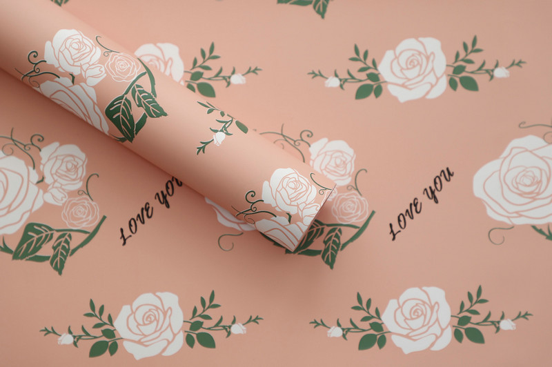 MYHC-47 Laagverzadigd inpakpapier voor bloemen van koeienhuid