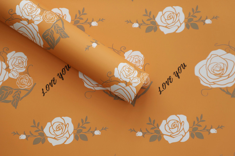 MYHC-47 Laagverzadigd inpakpapier voor bloemen van koeienhuid