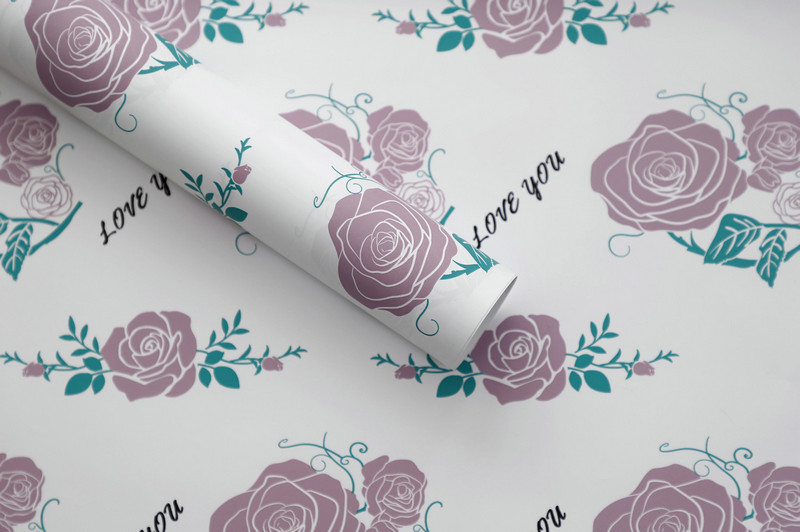 MYHC-47 Laagverzadigd inpakpapier voor bloemen van koeienhuid
