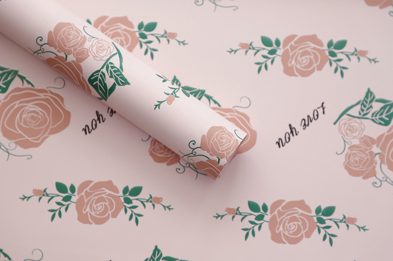 MYHC-47 Laagverzadigd inpakpapier voor bloemen van koeienhuid