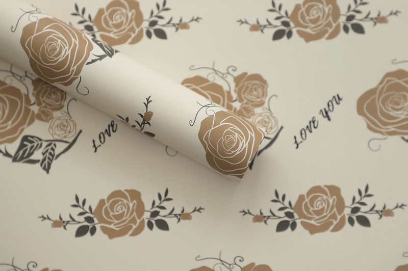MYHC-47 Laagverzadigd inpakpapier voor bloemen van koeienhuid