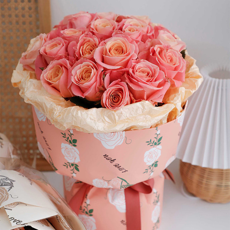 MYHC-47 Laagverzadigd inpakpapier voor bloemen van koeienhuid