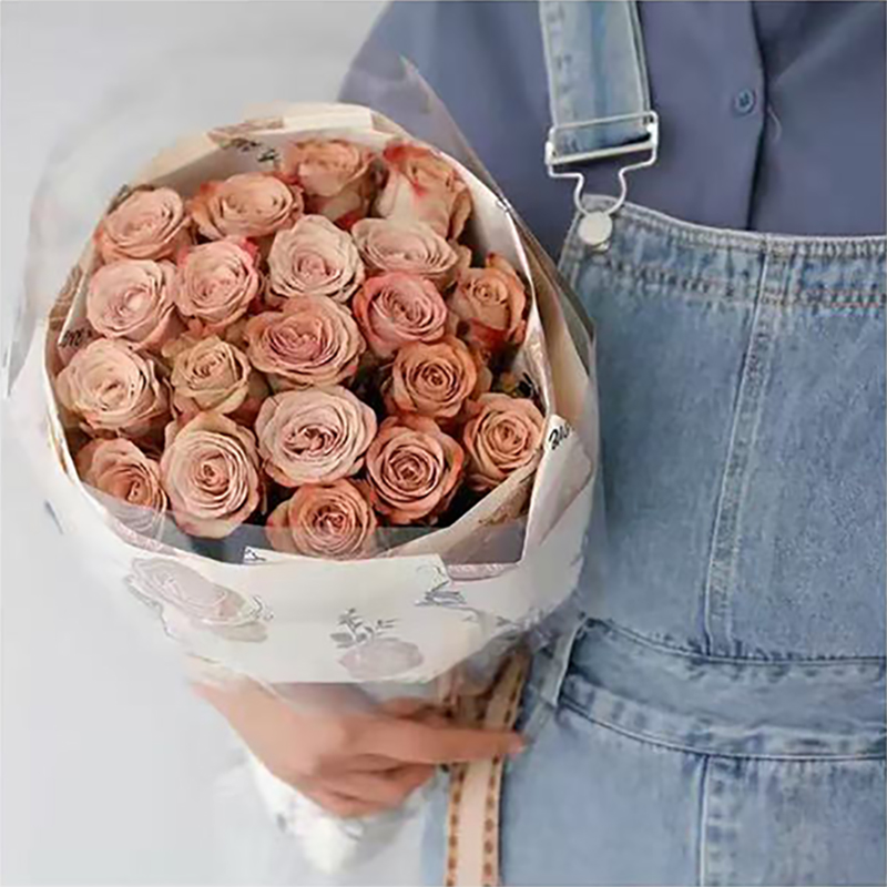 MYHC-47 Laagverzadigd inpakpapier voor bloemen van koeienhuid