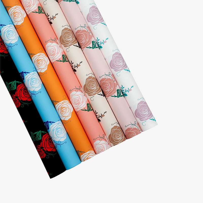 MYHC-47 Laagverzadigd inpakpapier voor bloemen van koeienhuid