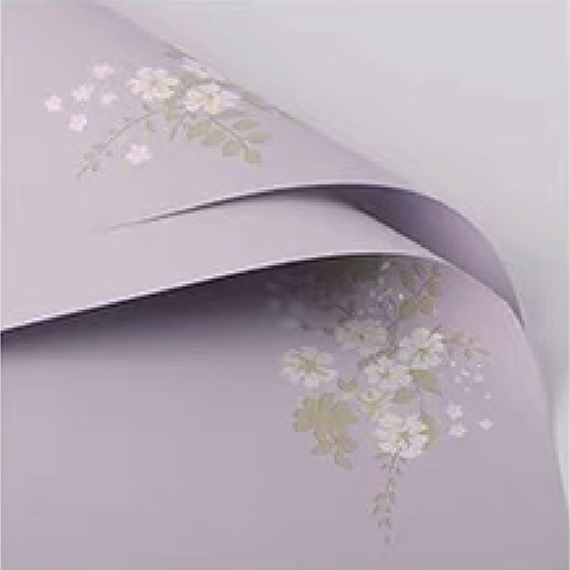 MYHC-55 Eenvoudige lichtgekleurde matte bloemenverpakkingsfilm