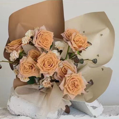 MYHC-63 Little Love Decoratie Parelmoerfilm Bopp Katoenen Bloemverpakkingsfilm