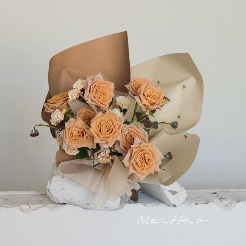 MYHC-63 Little Love Decoratie Parelmoerfilm Bopp Katoenen Bloemverpakkingsfilm
