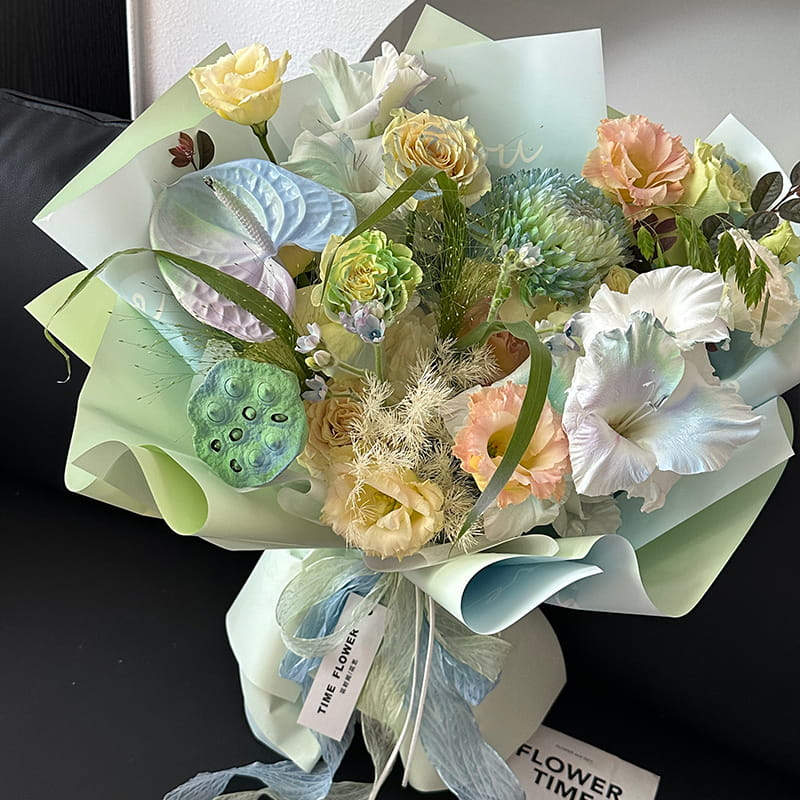 MYHC-66 Macaron kleurverloop waterdicht bloem inpakpapier