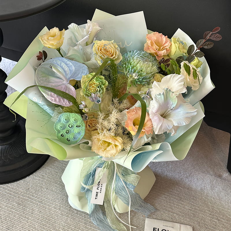 MYHC-66 Macaron kleurverloop waterdicht bloem inpakpapier