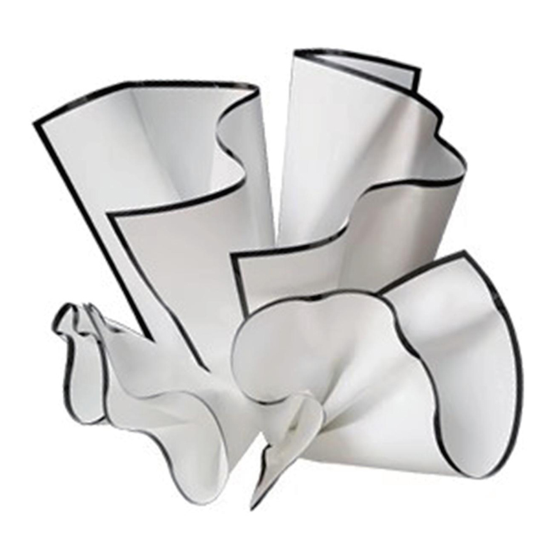 MYHC-69 Zwart-wit Noble Matting Film (BOPP) Waterdicht bloemeninpakpapier