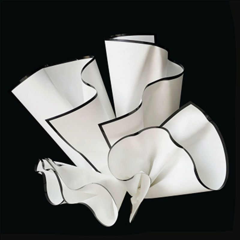 MYHC-69 Zwart-wit Noble Matting Film (BOPP) Waterdicht bloemeninpakpapier