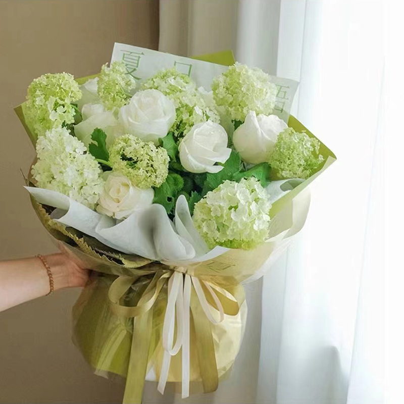 MYHC-74 Jelly Film OPP4.7 Zijde Transparant Bloem Inpakpapier