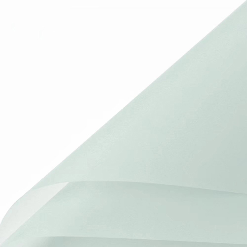 Mat effen kleur doorschijnend bloemeninpakpapier