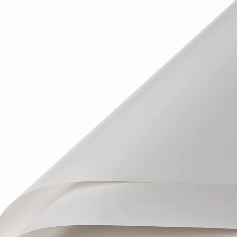 Mat effen kleur doorschijnend bloemeninpakpapier