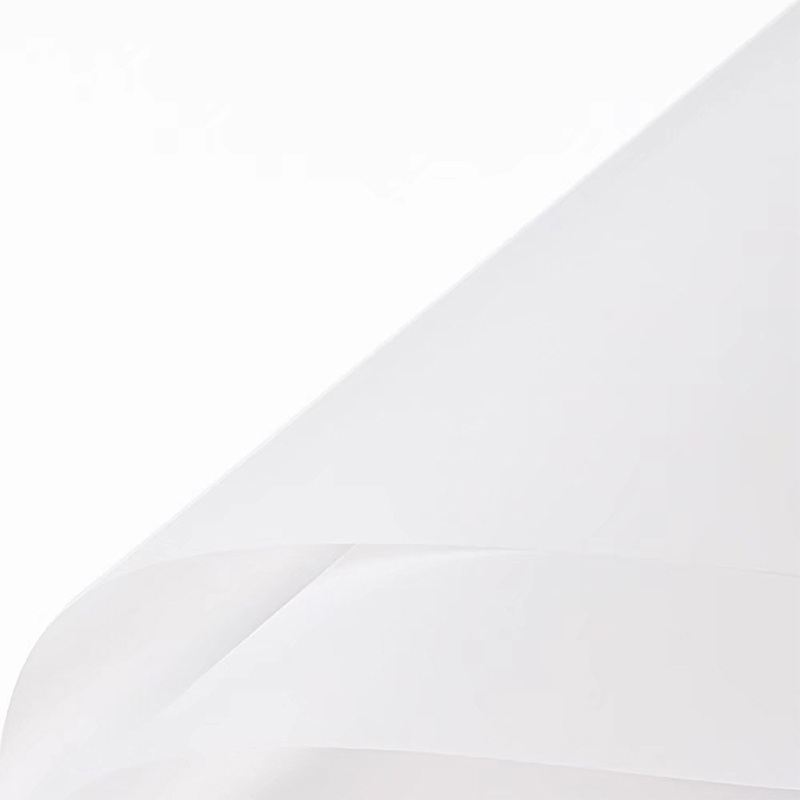 Mat effen kleur doorschijnend bloemeninpakpapier