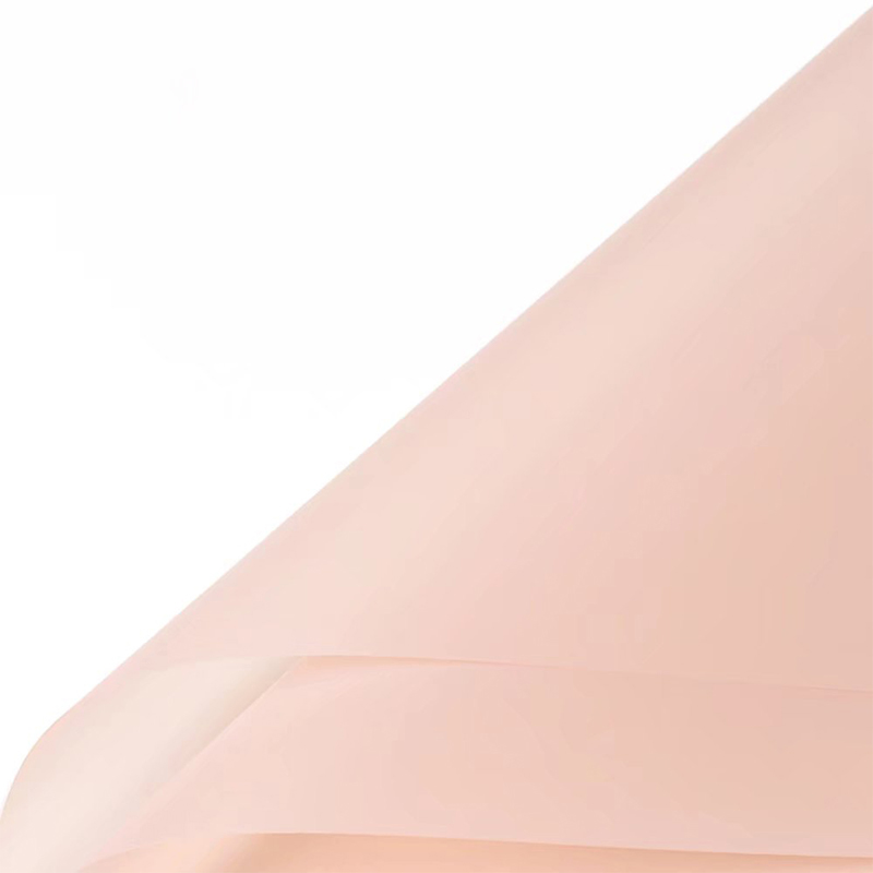 Mat effen kleur doorschijnend bloemeninpakpapier