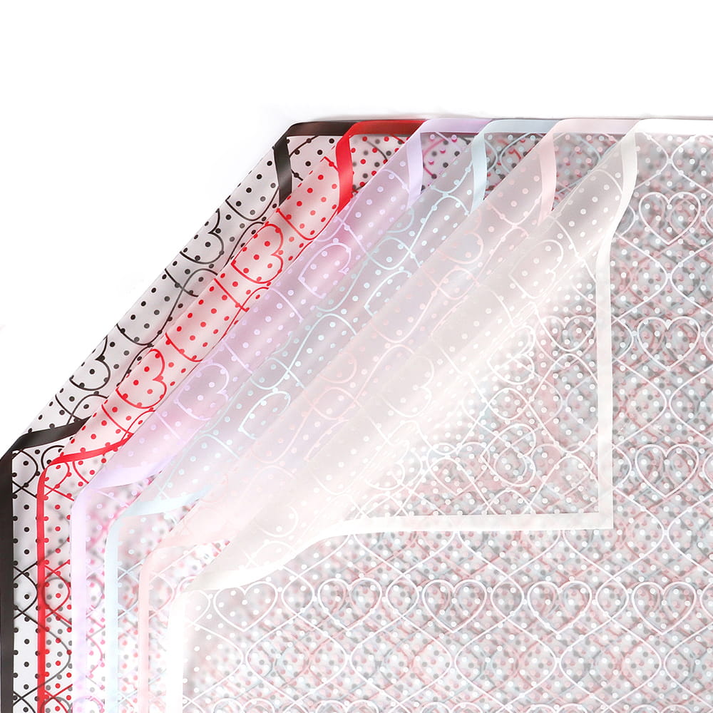 Bloemeninpakpapier met gladde textuur