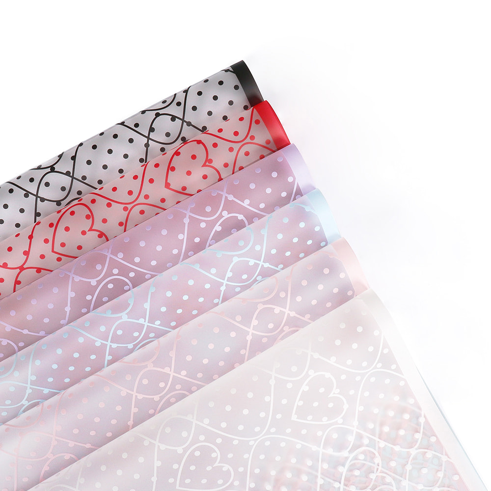 Bloemeninpakpapier met gladde textuur