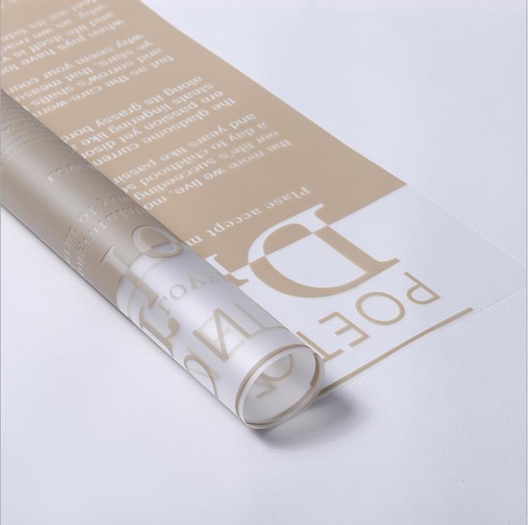 Frosted Jelly Bloem Wrap Film