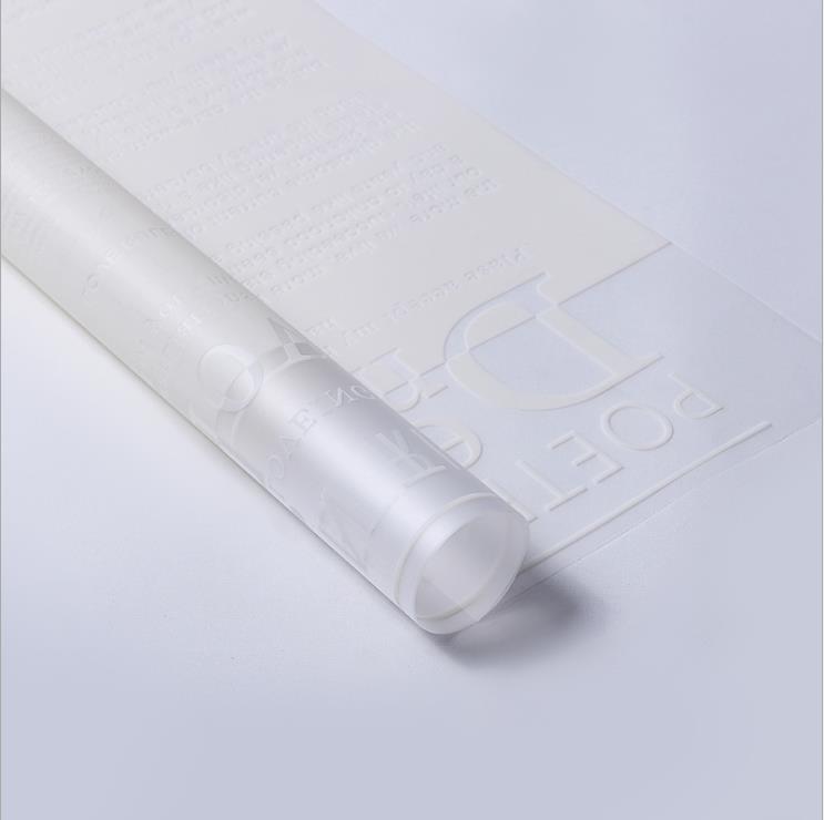 Frosted Jelly Bloem Wrap Film
