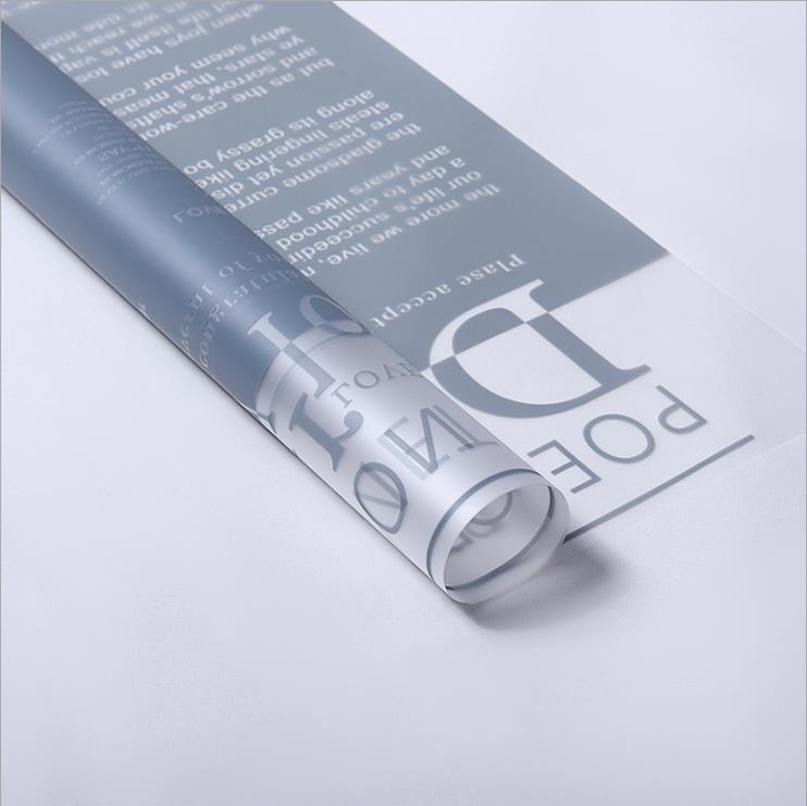 Frosted Jelly Bloem Wrap Film