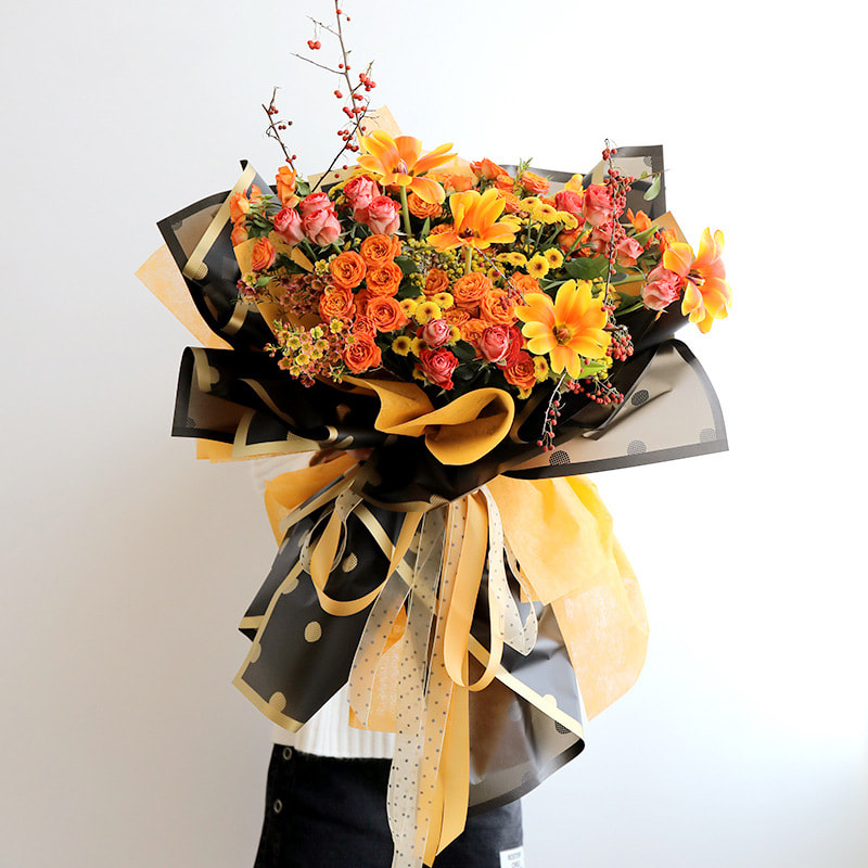 Hansu mat diy bloem inpakpapier