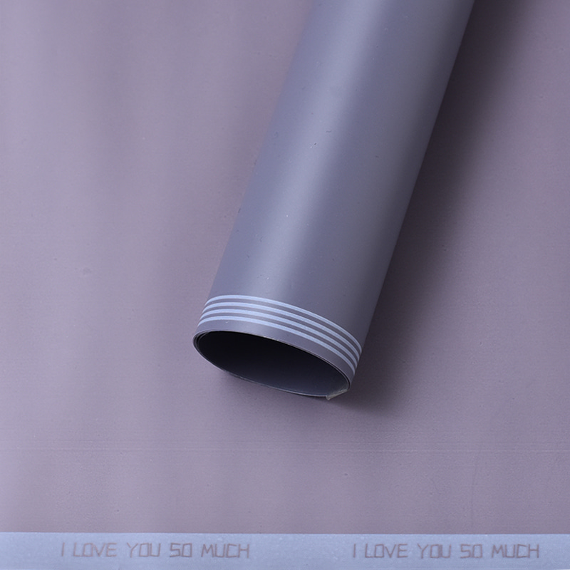 Plastic waterdicht reliëf mat lamineren bloem inpakpapier