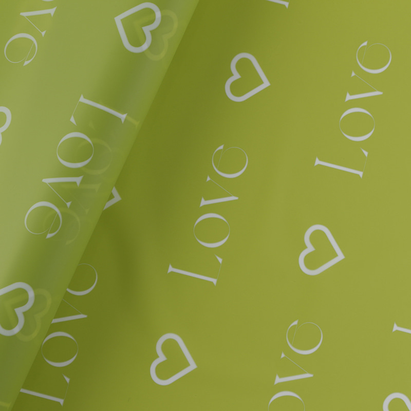 Liefdesbrieven Print Design Bloem Inpakpapier Nossa met waterdichte coating Kleurrijk