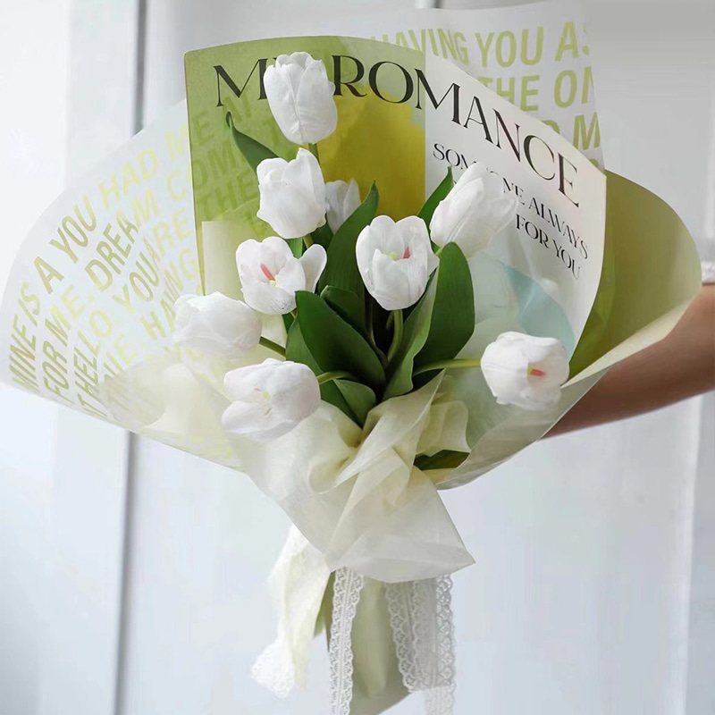 Waterdichte coating Art Flower Wrapping Nossa Paper