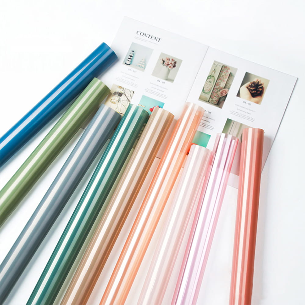 Waterdicht transparant kristalglas bloem inpakpapier