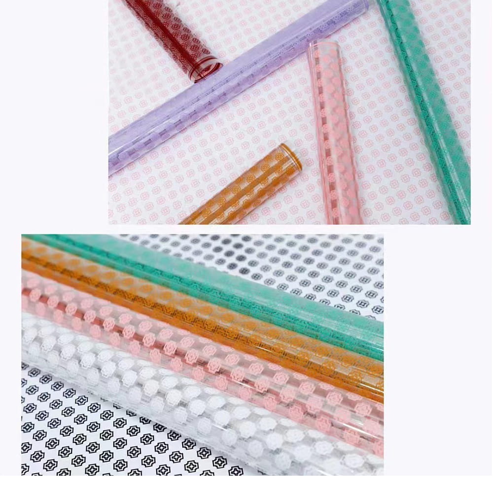 Doorschijnende plastic bloemenwikkelfolie