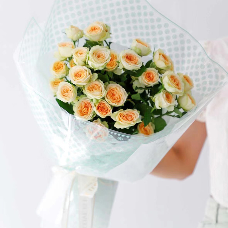 Doorschijnende plastic bloemenwikkelfolie