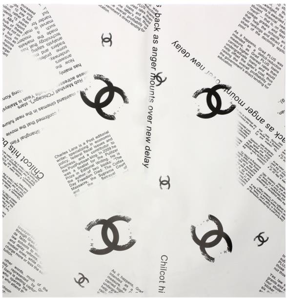 Inpakpapier van het merk Chanel