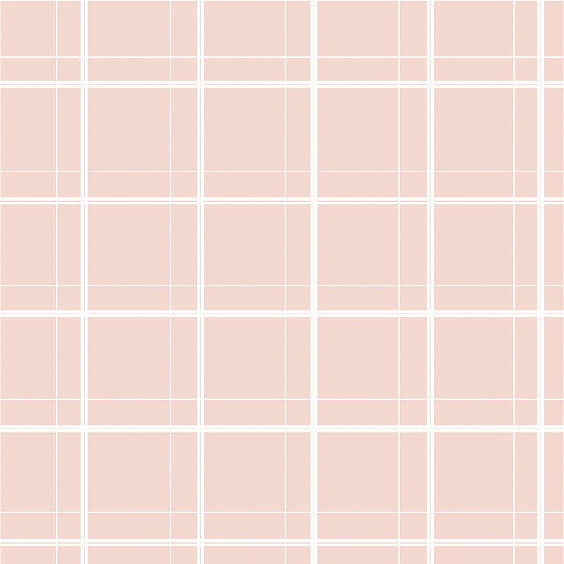 Inpakpapier met acht kleuren geruite bloemen