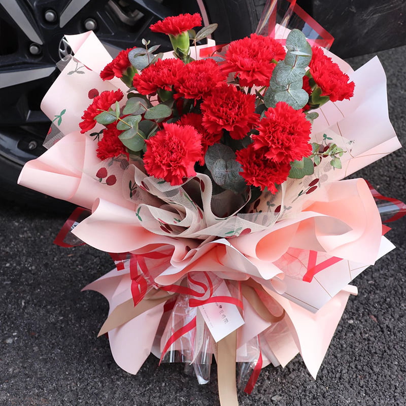 Verdikt ondoorzichtig plastic bloemenpapier