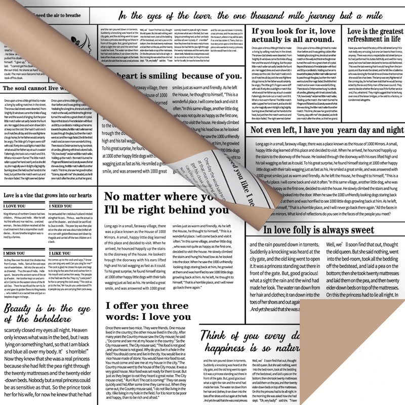 Engelse krantenbloem inpakpapier