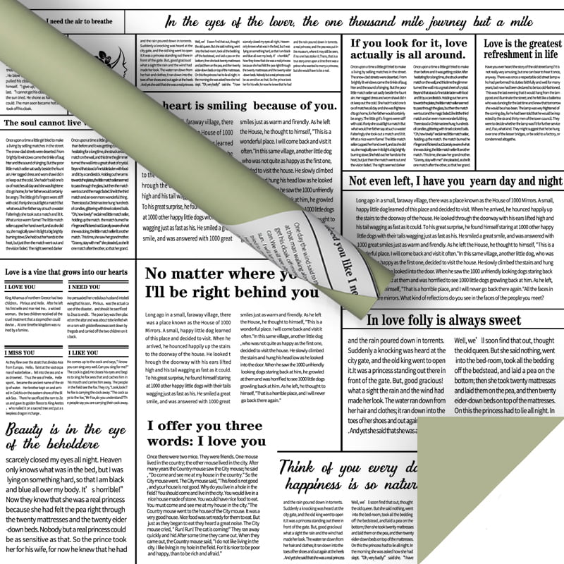 Engelse krantenbloem inpakpapier