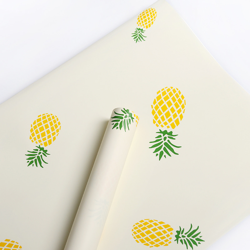 Eenvoudig inpakpapier met fruitpatroonboeket