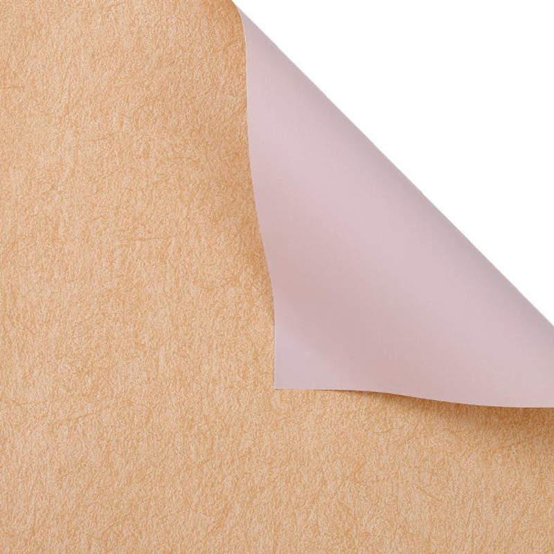 Koreaans inpakpapier in effen kleurenboeket